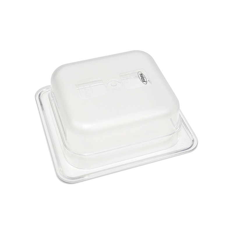 Maxima - Conteneur gastronorme - 1/6 GN - Profondeur 6,5 cm - Polycarbonate