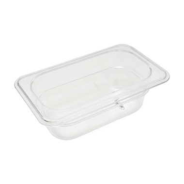 Maxima - Bac Gastronorme - 1/9 GN - Profondeur de 6,5 cm - Polycarbonate