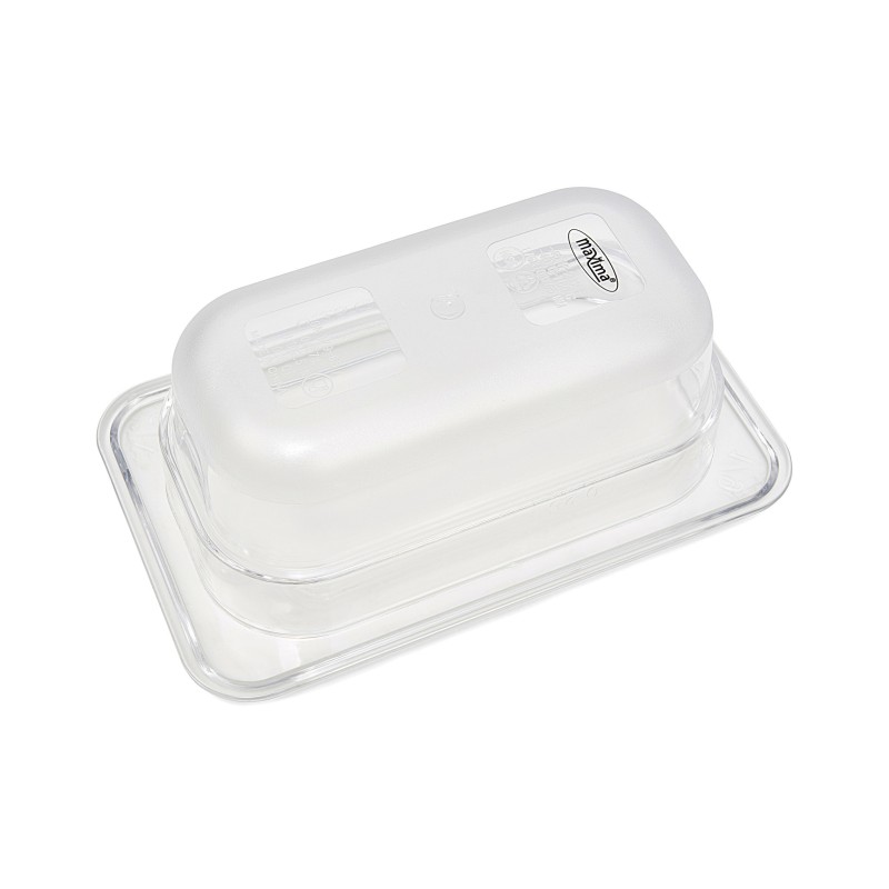 Maxima - Bac Gastronorme - 1/9 GN - Profondeur de 6,5 cm - Polycarbonate