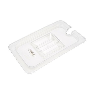 Maxima - Couvercle Gastronorm - 1/4 GN - Polycarbonate - avec enfoncement