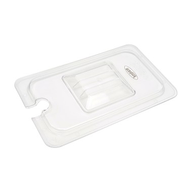 Maxima - Couvercle Gastronorm - 1/4 GN - Polycarbonate - avec enfoncement