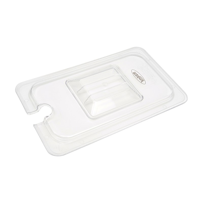 Maxima - Couvercle Gastronorm - 1/4 GN - Polycarbonate - avec enfoncement