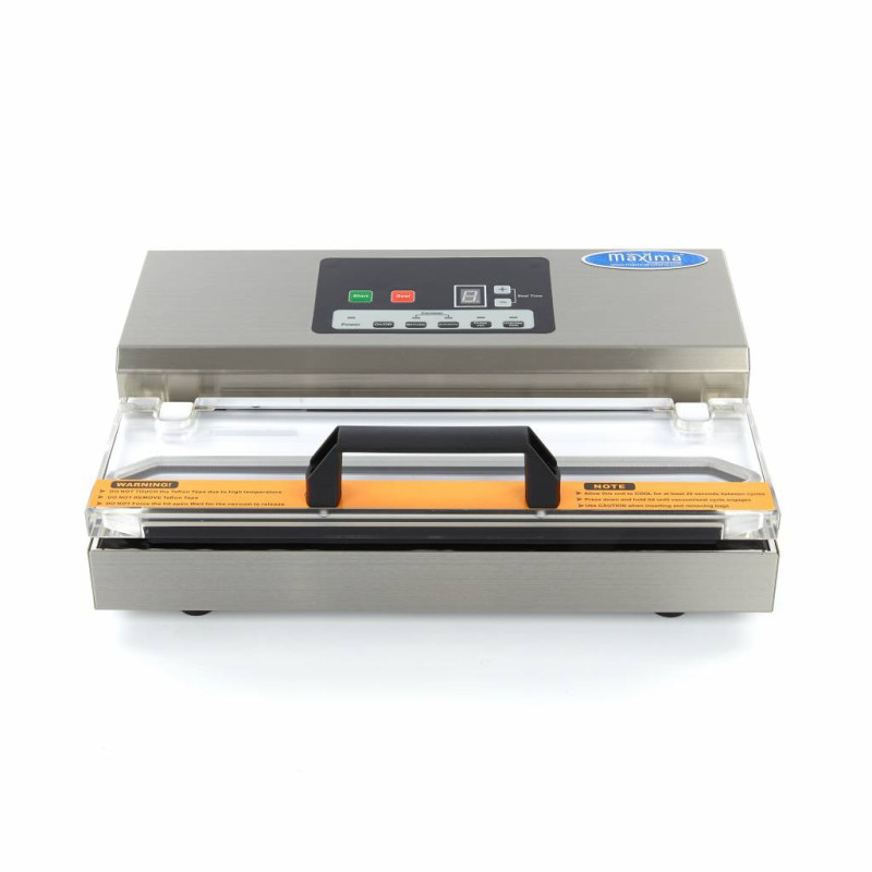 Maxima - Scelleuse sous vide - Joint de 31 cm - Couvercle transparent
