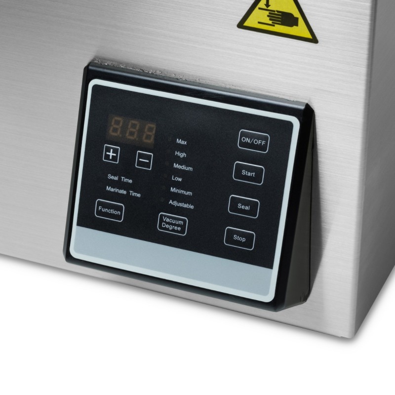 Maxima - Machine d'emballage sous vide - Joint de 29 cm - Chambre de dimensions W35 x P30 x H11 cm