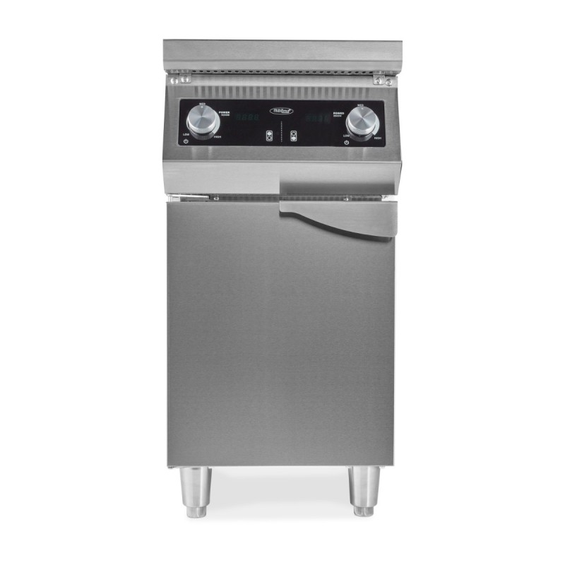 Maxima - Cuisinière - 2 brûleurs - Induction - Profondeur de 70 cm - avec support