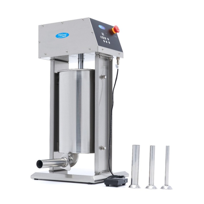 Maxima - Machine à farcir les saucisses - 15L - Automatique - Verticale - Écran digital