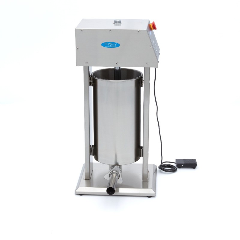 Maxima - Machine à farcir les saucisses - 15L - Automatique - Verticale - Écran digital