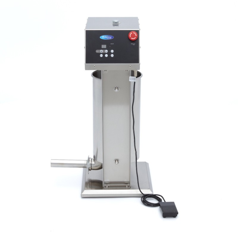 Maxima - Machine à farcir les saucisses - 15L - Automatique - Verticale - Écran digital
