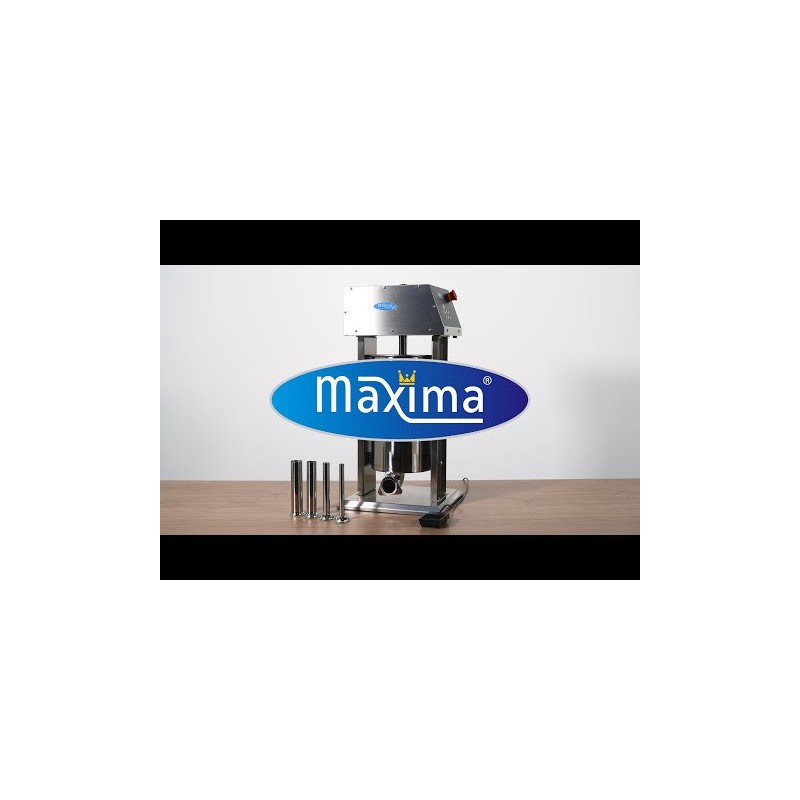 Maxima - Machine à farcir les saucisses - 15L - Automatique - Verticale - Écran digital