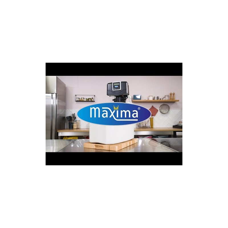 Maxima - Adoucisseur d'eau automatique - Détartreur - Résine de 8L - Affichage numérique