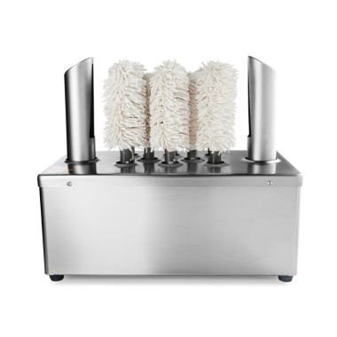 Maxima - Polisseur de verres - 8 brosses - 600 verres/heure