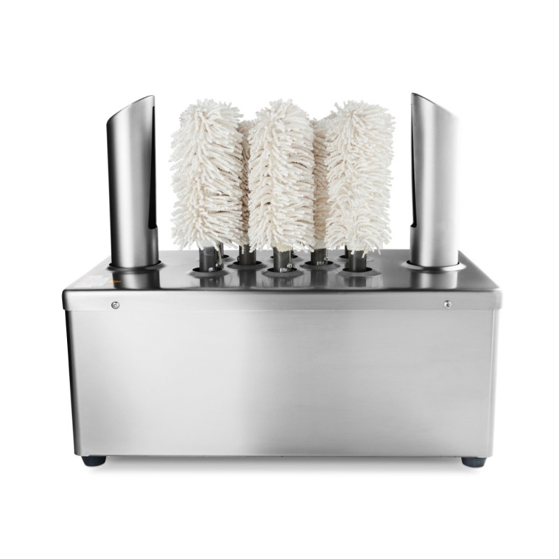 Maxima - Polisseur de verres - 8 brosses - 600 verres/heure