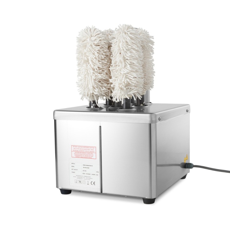 Maxima - Polisseur de verre - 5 brosses - 300 verres/heure