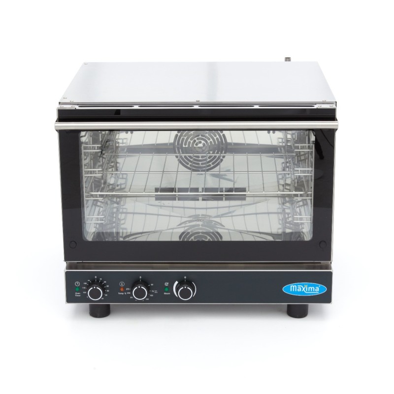 Maxima - Four mixte vapeur - Convient pour 4 plateaux (1/1 GN / 60 x 40cm) - Analogique - 400V