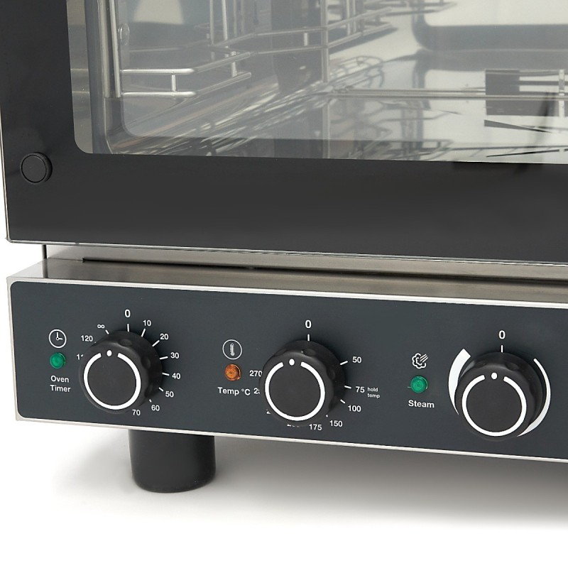 Maxima - Four mixte vapeur - Convient pour 4 plateaux (1/1 GN / 60 x 40cm) - Analogique - 400V