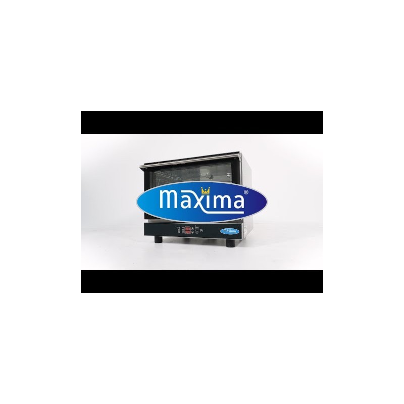 Maxima - Four mixte vapeur - Convient pour 5 plaques (1/1 GN / 60 x 40 cm) - Écran digital - 400V