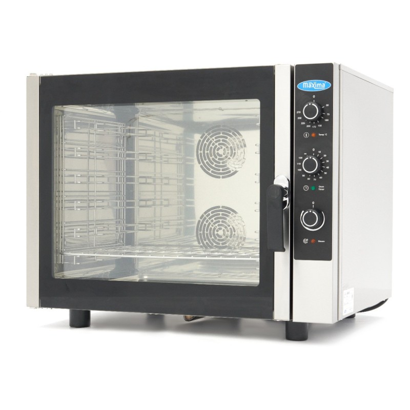 Maxima - Four à vapeur combiné - Convient pour 6 plateaux (1/1 GN / 60 x 40 cm) - Analogique - 400V
