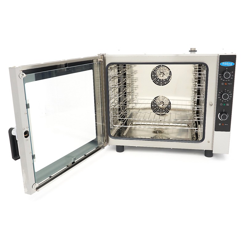 Maxima - Four à vapeur combiné - Convient pour 6 plateaux (1/1 GN / 60 x 40 cm) - Analogique - 400V