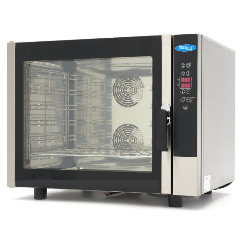 Maxima - Four mixte vapeur - Convient pour 6 plateaux (1/1 GN / 60 x 40cm) - Écran digital - 400V