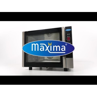 Maxima - Four mixte vapeur - Convient pour 6 plateaux (1/1 GN / 60 x 40cm) - Écran digital - 400V
