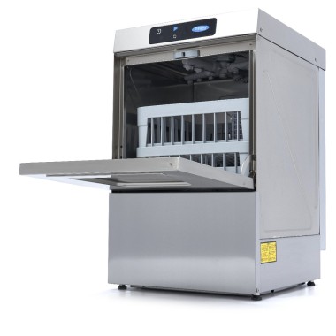 Maxima - Lave-vaisselle encastrable - 40 x 40 cm - avec vidange, distributeur de liquide de rinçage et pompe à savon - Afficha
