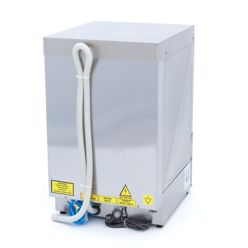 Maxima - Lave-vaisselle encastrable - 40 x 40 cm - avec vidange, distributeur de liquide de rinçage et pompe à savon - Afficha