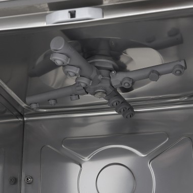 Maxima - Lave-vaisselle encastrable - 40 x 40 cm - avec vidange, distributeur de liquide de rinçage et pompe à savon - Afficha