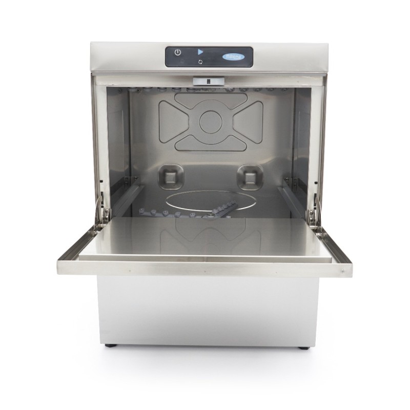 Maxima - Lave-vaisselle encastrable - 50 x 50cm - avec vidange, distributeur de liquide de rinçage et de savon - écran digital