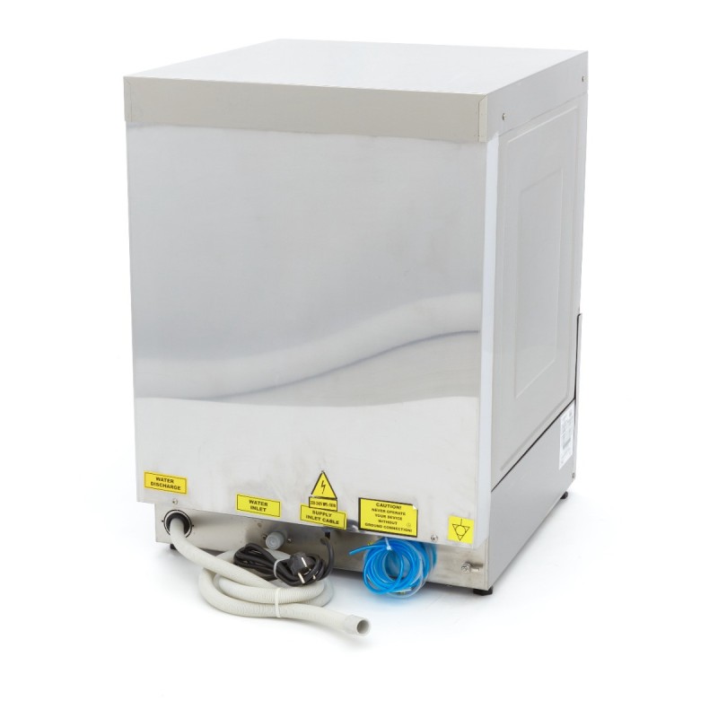 Maxima - Lave-vaisselle encastrable - 50 x 50cm - avec vidange, distributeur de liquide de rinçage et de savon - écran digital