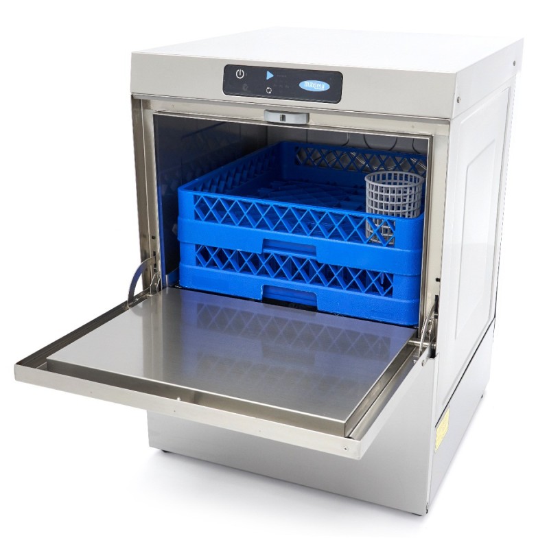 Maxima - Lave-vaisselle encastrable - 50 x 50cm - avec vidange, distributeur de liquide de rinçage et de savon - écran digital