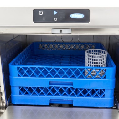 Maxima - Lave-vaisselle encastrable - 50 x 50cm - avec vidange, distributeur de liquide de rinçage et de savon - écran digital