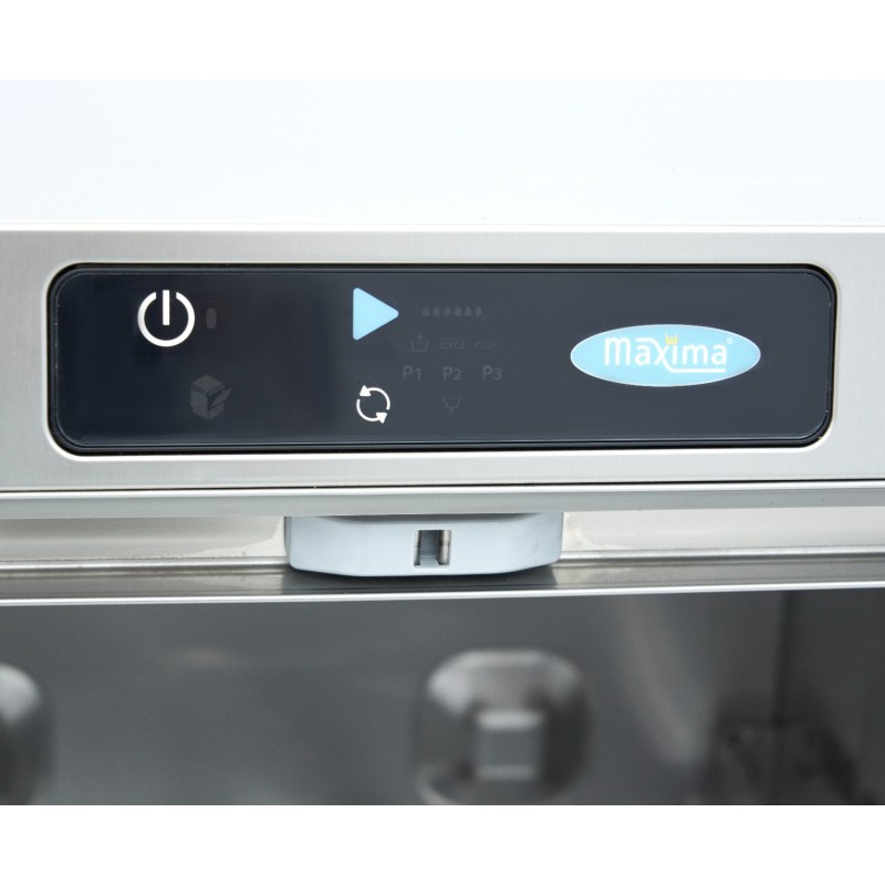 Maxima - Lave-vaisselle encastrable - 50 x 50cm - avec vidange, distributeur de liquide de rinçage et de savon - écran digital