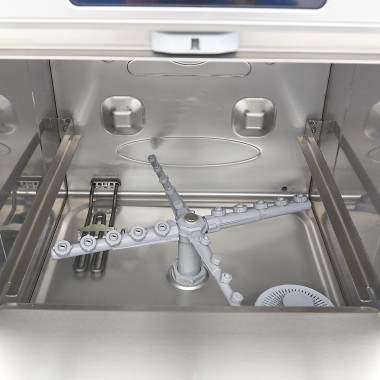 Maxima - Lave-vaisselle encastrable - 50 x 50cm - avec système de vidange, distributeur de liquide de rinçage et de savon - É
