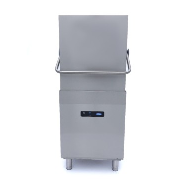Maxima - Lave-vaisselle à convoyeur - 50 x 50 cm - Avec doseur de liquide de rinçage et de savon - Écran numérique - 400V
