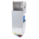 Maxima - Lave-vaisselle à convoyeur - 50 x 50 cm - Avec doseur de liquide de rinçage et de savon - Écran numérique - 400V