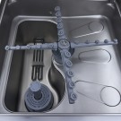 Maxima - Lave-vaisselle à convoyeur - 50 x 50 cm - Avec doseur de liquide de rinçage et de savon - Écran numérique - 400V