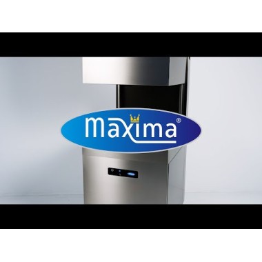 Maxima - Lave-vaisselle à convoyeur - 50 x 50 cm - Avec doseur de liquide de rinçage et de savon - Écran numérique - 400V