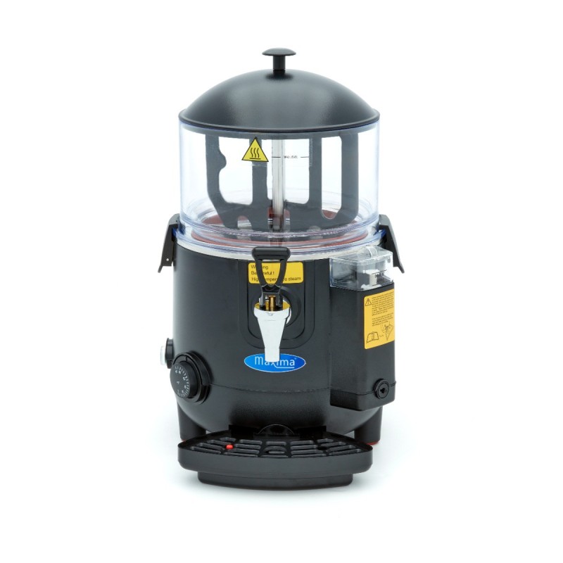 Maxima - Distributeur de chocolat chaud - 5L - Noir