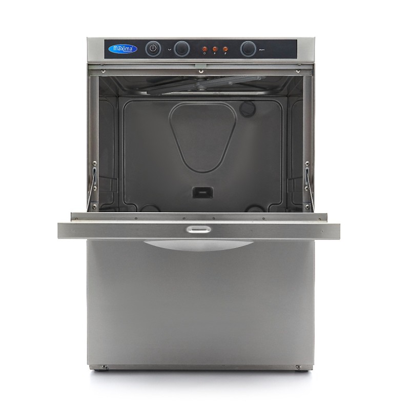 Maxima - Lave-verres - 35 x 35 cm - avec drain, doseur de rinçage et distributeur de savon