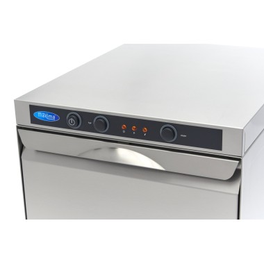 Maxima - Lave-verres - 35 x 35 cm - avec drain, doseur de rinçage et distributeur de savon
