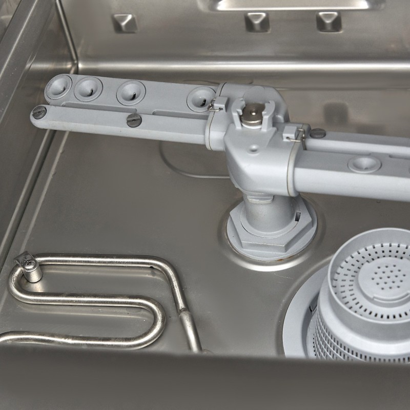 Maxima - Lave-verres - 35 x 35 cm - avec drain, doseur de rinçage et distributeur de savon