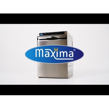 Maxima - Lave-verres - 35 x 35 cm - avec drain, doseur de rinçage et distributeur de savon
