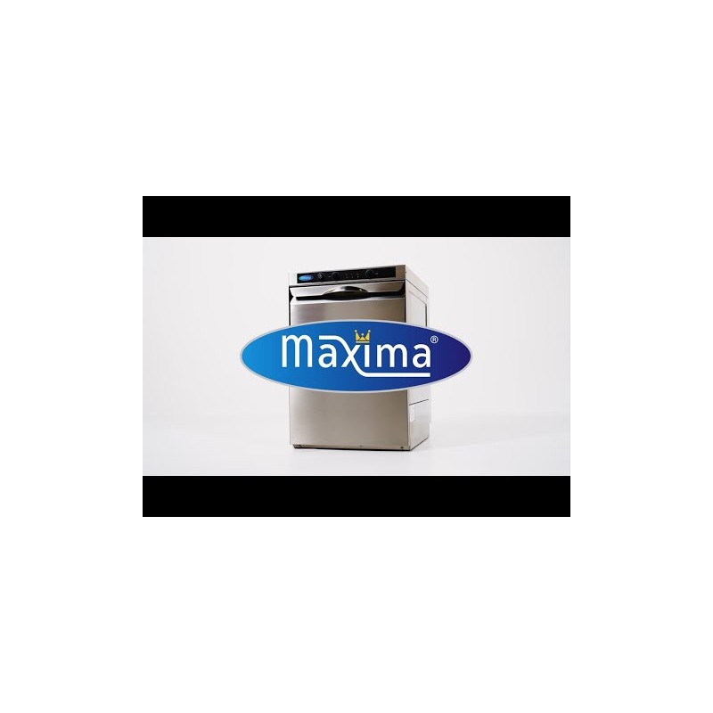 Maxima - Lave-verres - 35 x 35 cm - avec drain, doseur de rinçage et distributeur de savon