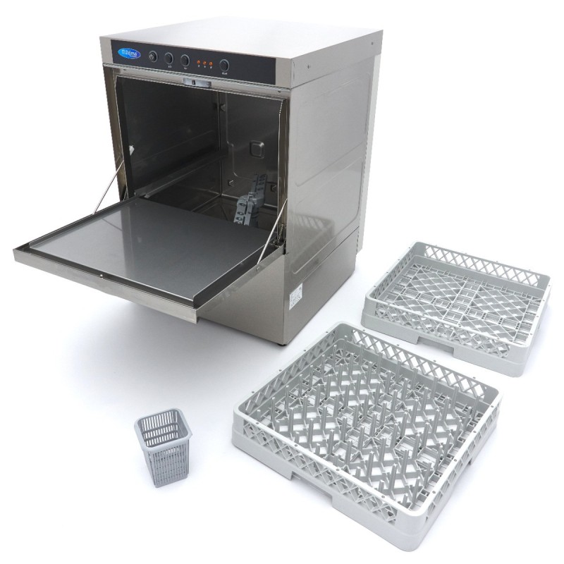 Maxima - Lave-vaisselle encastrable - 50 x 50cm - avec pompe de rinçage - 400V