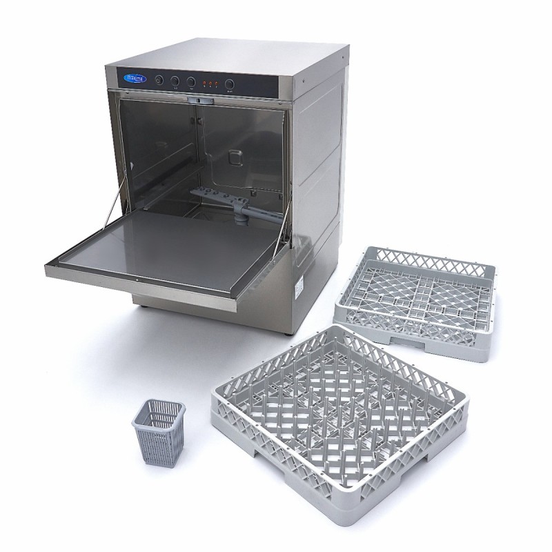 Maxima - Lave-vaisselle encastrable - 50 x 50 cm - avec pompes de vidange, de rinçage et de savon - 400V