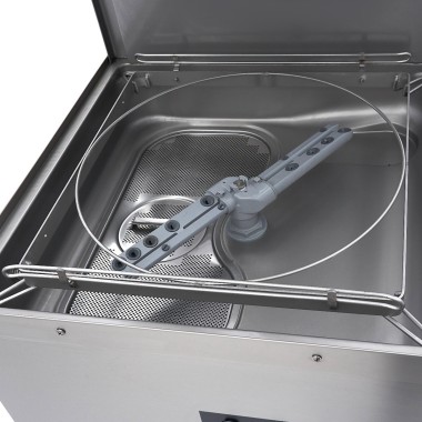 Maxima - Lave-vaisselle à avancement automatique - 50x50cm - Avec pompes de vidange, de rinçage et de savon - 400V