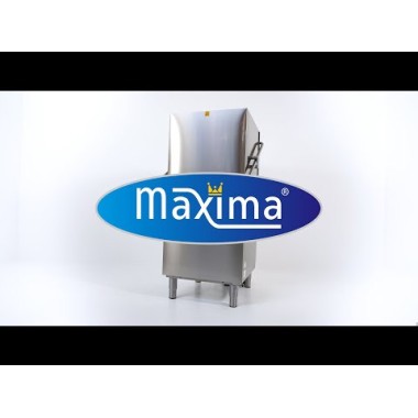 Maxima - Lave-vaisselle à avancement automatique - 50x50cm - Avec pompes de vidange, de rinçage et de savon - 400V