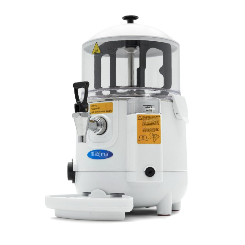Maxima - Distributeur de chocolat chaud - 5L - Blanc