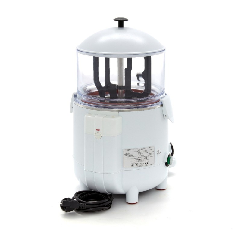 Maxima - Distributeur de chocolat chaud - 5L - Blanc