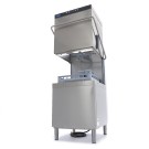 Maxima - Lave-vaisselle à convoyeur - 50x60cm - Avec pompe de rinçage et de savon - 400V